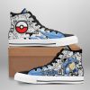 POKEMON Blastoise Mix Manga High Top Shoes