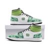POKEMON Bulbasaur Green White Air Jordan 1 High Sneakers