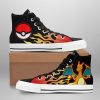 POKEMON Charizard Flame High Top Shoes