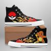 POKEMON Charmander Flame High Top Shoes