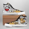 POKEMON Eevee Mix Manga High Top Shoes