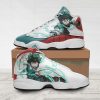 MY HERO ACADEMIA Izuku Midoriya White Air Jordan 13 Shoes