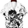 MY HERO ACADEMIA Izuku Midoriya White Black Hawaiian Shirt