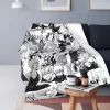 MY HERO ACADEMIA Katsuki Bakugo White Black Fleece Blanket