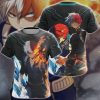 MY HERO ACADEMIA Shoto Todoroki Black T-Shirt