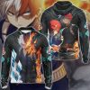 MY HERO ACADEMIA Shoto Todoroki Black Zip Up Hoodie