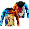 MY HERO ACADEMIA Shoto Todoroki Fire Ice Pullover Hoodie