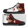 MY HERO ACADEMIA Shoto Todoroki White Brown High Top Shoes