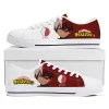 MY HERO ACADEMIA Shoto Todoroki White Brown Low Top Shoes