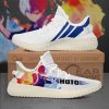 MY HERO ACADEMIA Shoto Todoroki White Yeezy Boost Sneakers