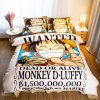 ONE PIECE Monkey D Luffy Dead Or Alive Bedding Set