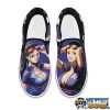 ONE PIECE Nico Robin Navy Slip On Shoes