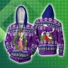 ONE PIECE Nico Robin Purple Ugly Christmas Zip Up Hoodie