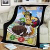 ONE PIECE Usopp Black Fleece Blanket