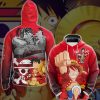 ONE PIECE Monkey D Luffy Anime Manga Pullover Hoodie