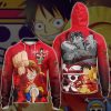ONE PIECE Monkey D Luffy Anime Manga Zip Up Hoodie