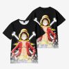ONE PIECE Monkey D Luffy Black T-Shirt