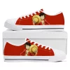 ONE PIECE Monkey D Luffy Red Low Top Shoes