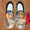 ONE PIECE Nami Anime Slip On Shoes