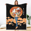 ONE PIECE Nami Moon Style Fleece Blanket