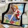 ONE PIECE Nami Style Fleece Blanket