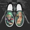 ONE PIECE Roronoa Zoro Anime Slip On Shoes