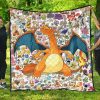 POKEMON Charizard Anime Quilt Blanket