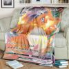 POKEMON Charizard Card Fleece Blanket