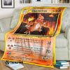 POKEMON Charmeleon Card Fleece Blanket