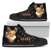 POKEMON Eevee Black High Top Shoes