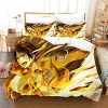 ATTACK ON TITAN Eren Yeager Gold Bedding Set