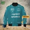 Aston Martin Custom Name Cognizant F1 Team Bomber Jacket