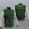 Aston Martin Green Grey Baseball Jacket