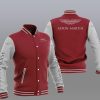 Aston Martin Maroon Grey Baseball Jacket