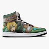 ATTACK ON TITAN Armin Arlert Green Brown Air Jordan 1 High Sneakers
