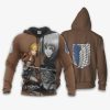 ATTACK ON TITAN Armin Arlert Brown Zip Up Hoodie