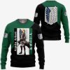 ATTACK ON TITAN Armin Arlert Green Black Sweater