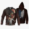ATTACK ON TITAN Eren Yeager Brown Pullover Hoodie