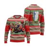 ATTACK ON TITAN Eren Yeager Red Ugly Christmas Sweater