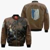 ATTACK ON TITAN Eren Yeager Brown Bomber Jacket