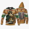 ATTACK ON TITAN Eren Yeager Ugly Christmas Pullover Hoodie