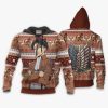 ATTACK ON TITAN Levi Ackerman Brown Ugly Christmas Pullover Hoodie