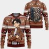 ATTACK ON TITAN Levi Ackerman Brown Ugly Christmas Sweater