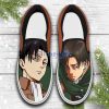 ATTACK ON TITAN Levi Ackerman Captain Slip On Shoes