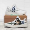 ATTACK ON TITAN Levi Ackerman White Yeezy Boost Sneakers