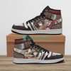 ATTACK ON TITAN Mikasa Ackerman Brown White Air Jordan 1 High Sneakers