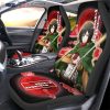 ATTACK ON TITAN Mikasa Ackerman Black Red Car Seat Covers