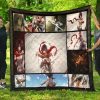 ATTACK ON TITAN Mikasa Ackerman Picture Quilt Blanket