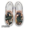 ATTACK ON TITAN Mikasa Ackerman Brown Slip On Shoes