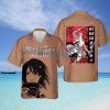 ATTACK ON TITAN Mikasa Ackerman Humanity In Chains Brown Hawaiian Shirt